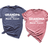 Custom Grandma Grandpa Shirt - Greatwood Boutique