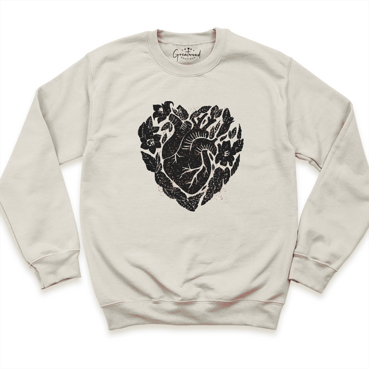 Floral Heart Sweatshirt