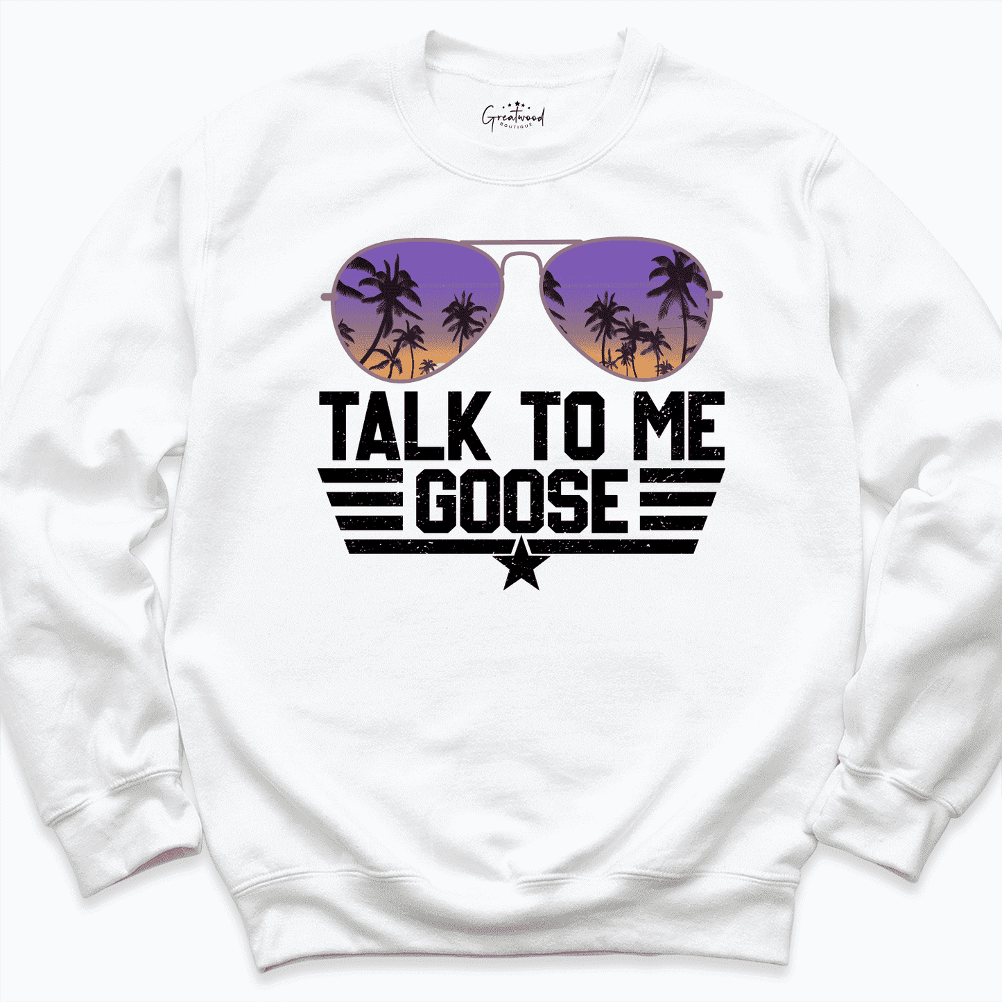 Talk To Me Shirt White - Greatwood Boutique