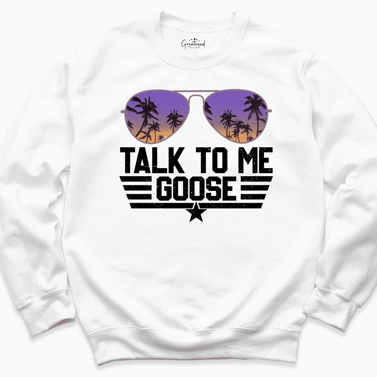 Talk To Me Shirt White - Greatwood Boutique