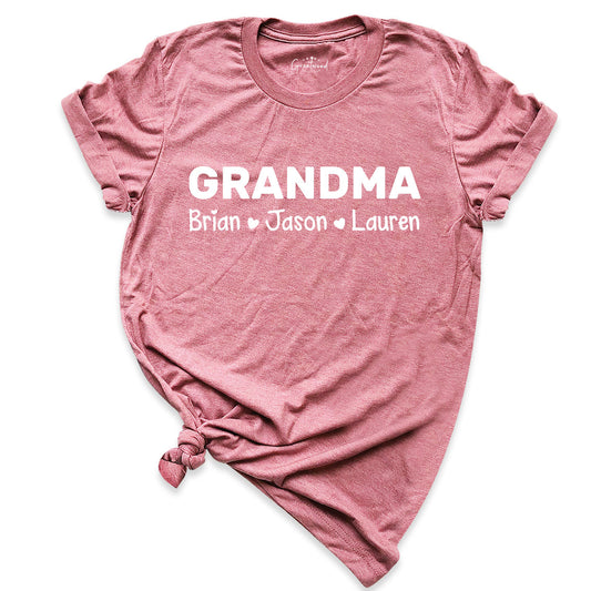 Personalized Grandma Shirt