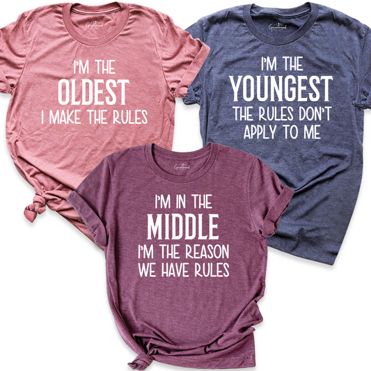 Funny Adult Sibling Shirt