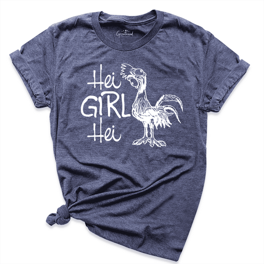 Hei Girl Hei Shirt Navy - Greatwood Boutique