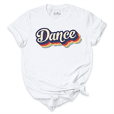 Dance Retro Shirt White - Greatwood Boutique