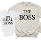 The Boss Father and Son Matching Shirt Sand - Greatwood Boutique