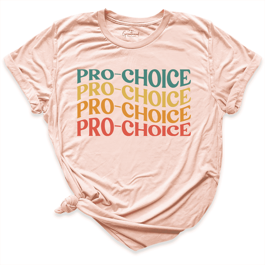 Pro Choice Shirt Peach - Greatwood Boutique