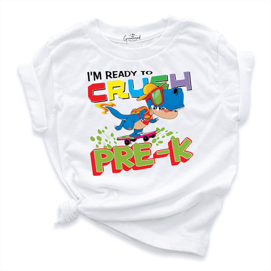 Pre-K Grade Shirt White - Qreatwood Boutique