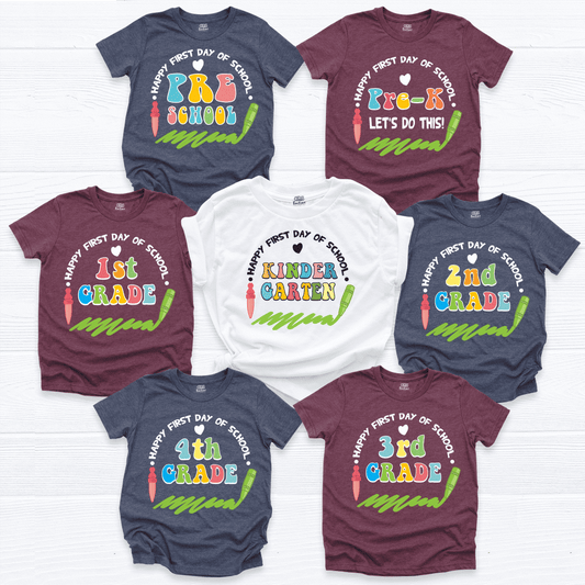 Happy First Day Of School Pre-K Let’s Do This Shirt 1 - Greatwood Boutique