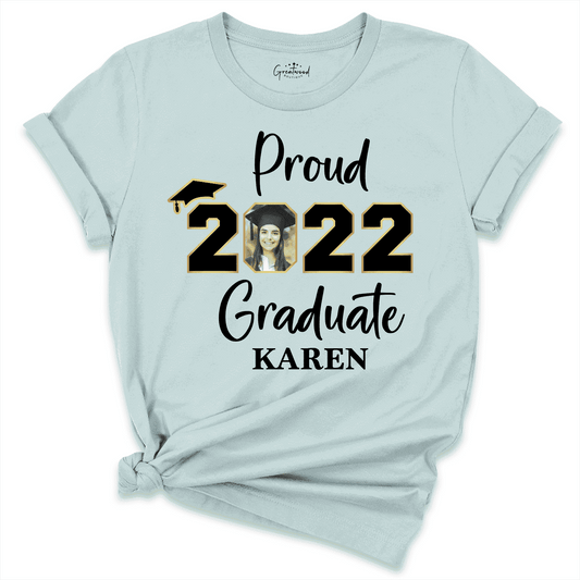 Matching Custom Graduation Shirt Blue - Greatwood Boutique