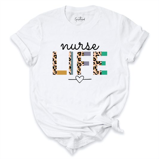 Nurse Life Shirt White - Greatwood Boutique