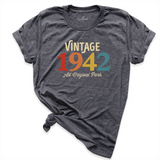 Vintage 80th Birthday Shirt