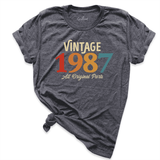 Vintage 35th Birthday Shirt