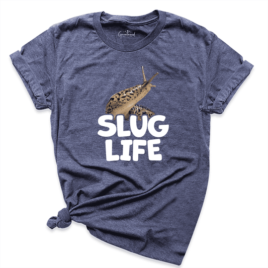 Slug Life Shirt Navy - Greatwood Boutique