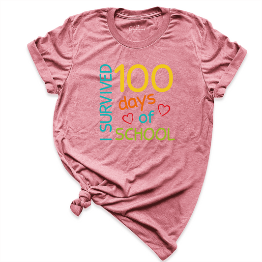 I Survived 100 Days Of School Shirt