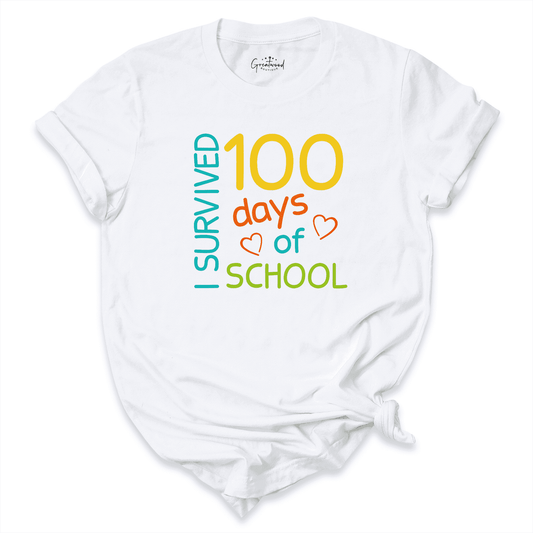 I Survived 100 Days Of School Shirt