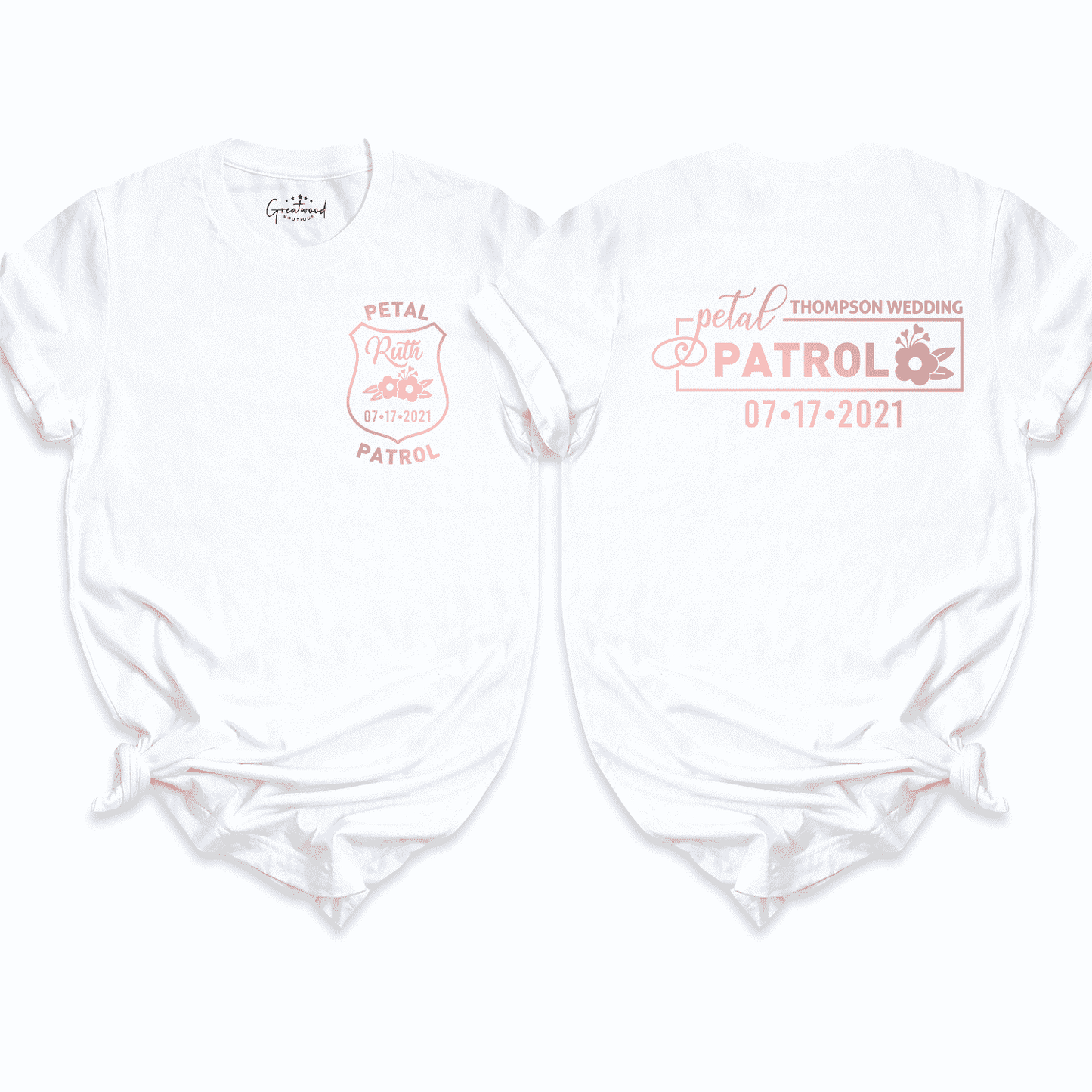 Petal Patrol Shirt White - Greatwood Boutique