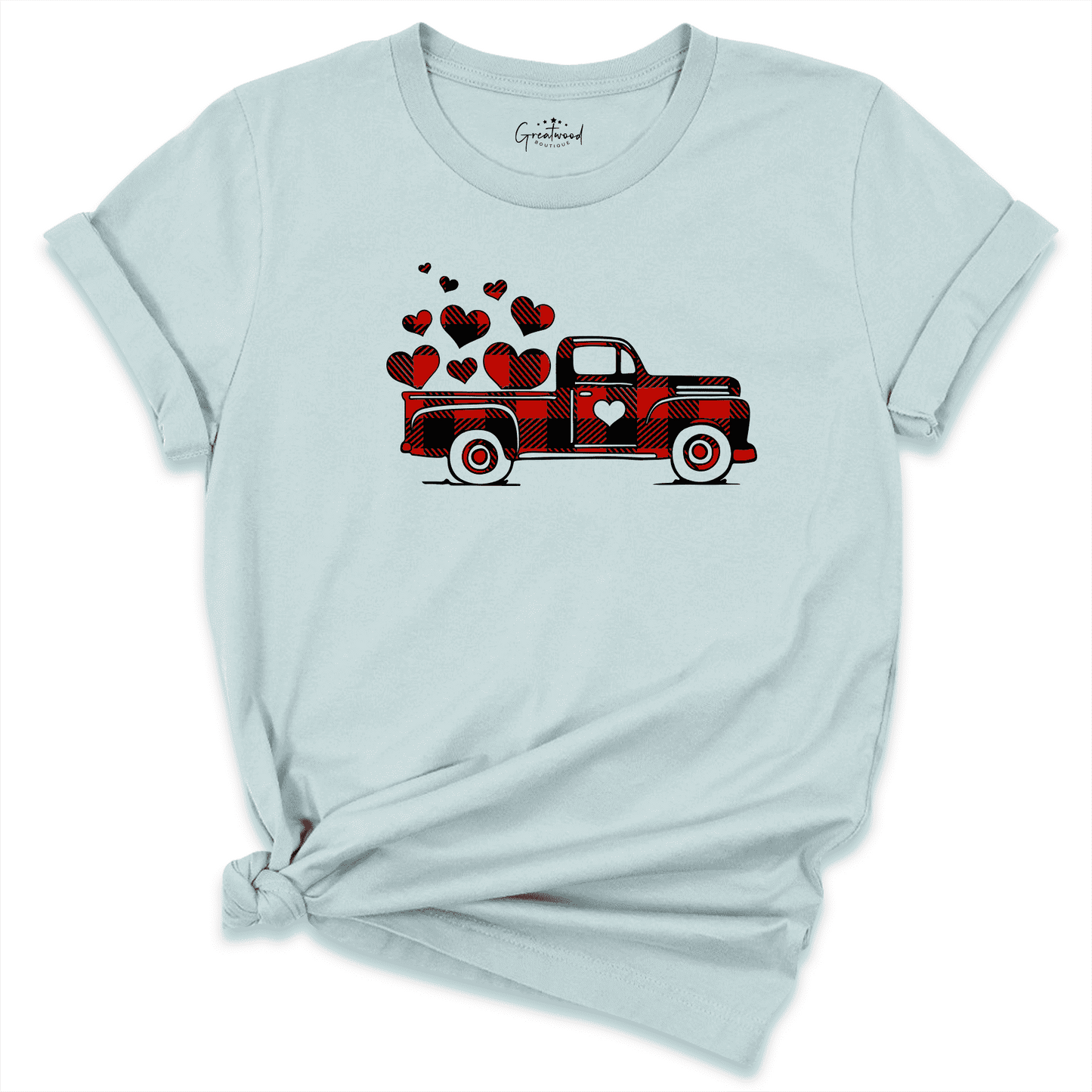 Valentines Truck Heart Shirt