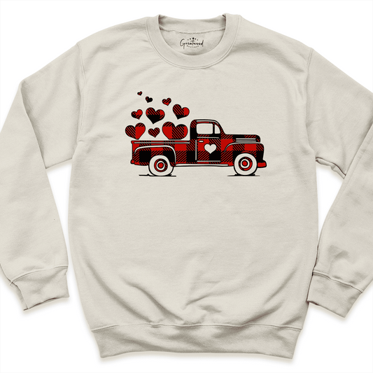 Valentines Truck Heart Shirt