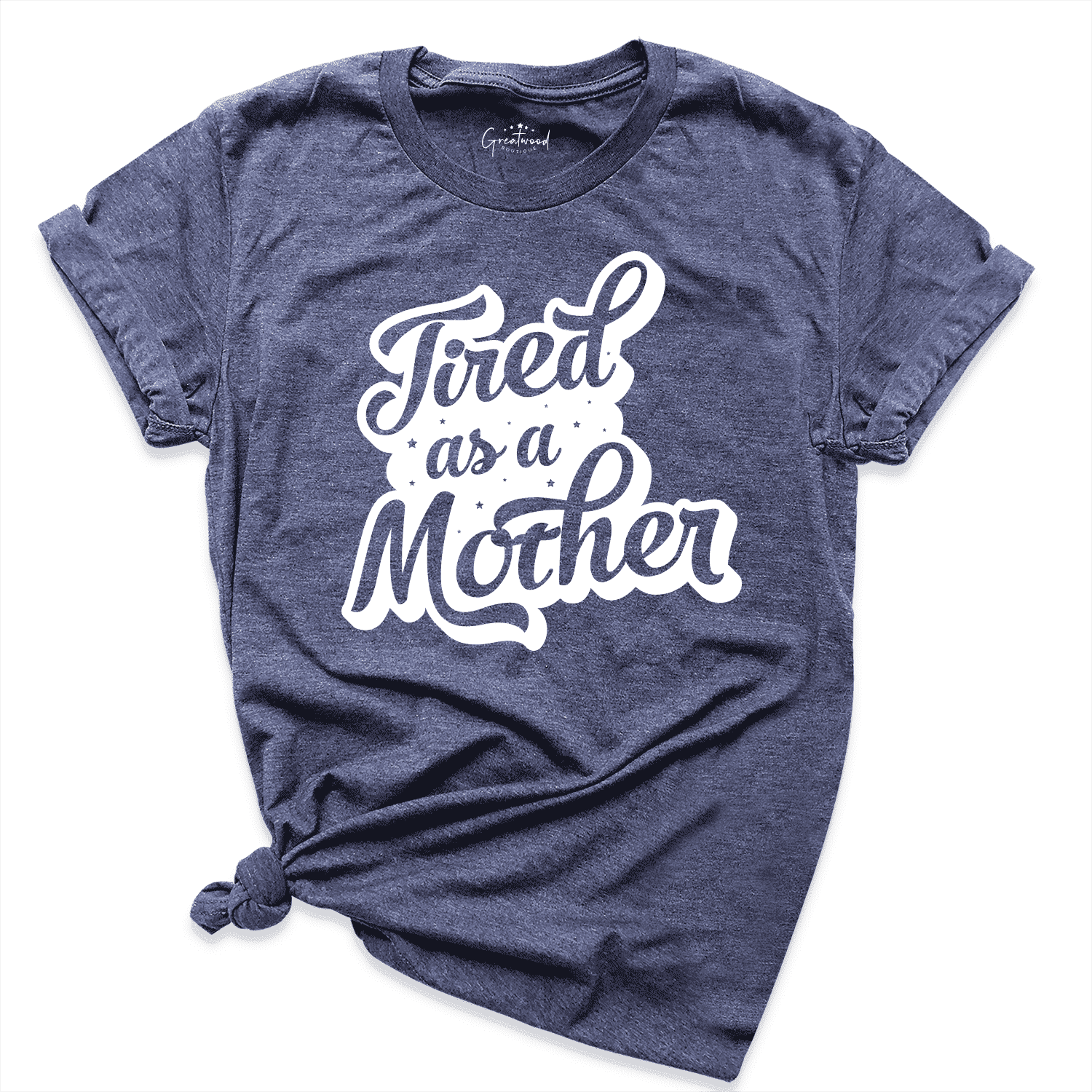 Trendy Mom Shirt Navy - Greatwood Boutique