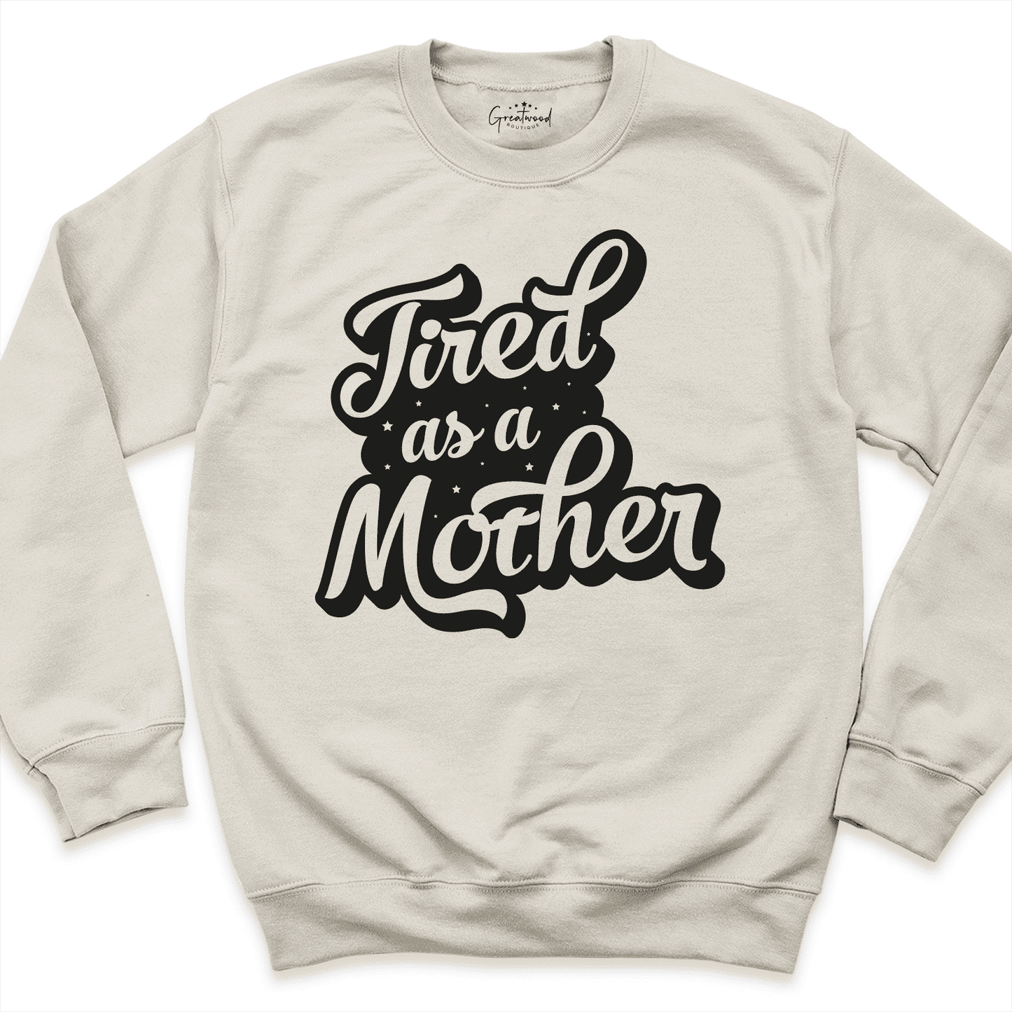 Trendy Mom Sweatshirt Sand - Greatwood Boutique